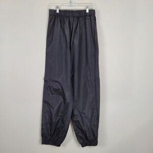 Vintage Edelweiss Skiwear Black Full‎ Zip Leg Ski Pants Size 34